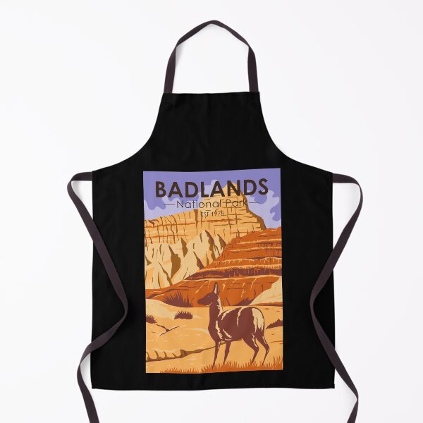 Artikelvorschau, Badlands Nationalpark South Dakota Vintage entworfen und verkauft von KrisSidDesigns.