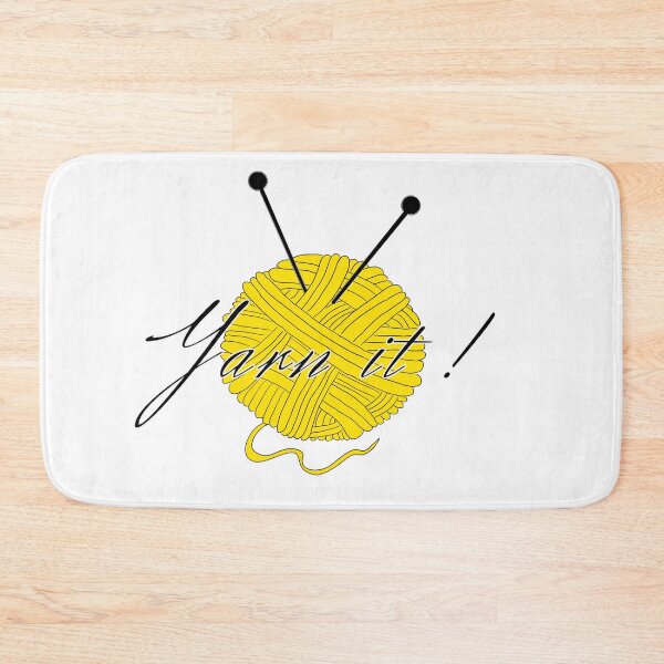 Item preview, Yarn it! Yellow designed and sold by CreativePetlin.