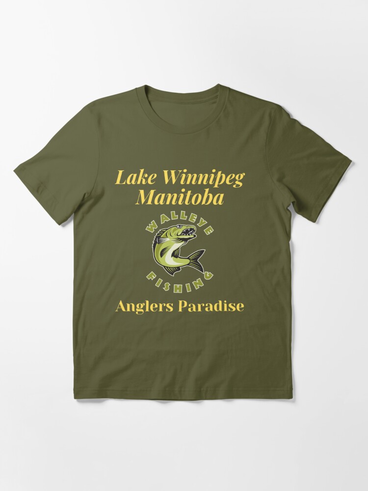 Great lake fishing,fresh water fishing t shirts,lake Winnipeg t