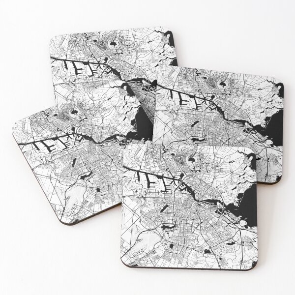 Item preview, Amsterdam - Minimalist Greyscale Map designed and sold by AidanMDesigns.
