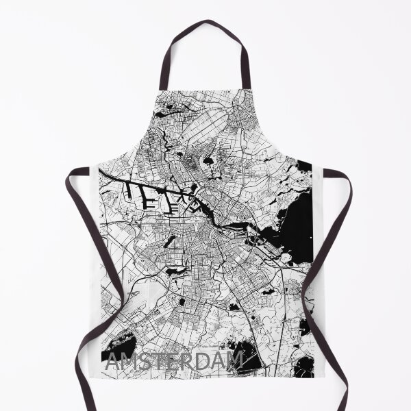 Item preview, Amsterdam - Minimalist Greyscale Map designed and sold by AidanMDesigns.