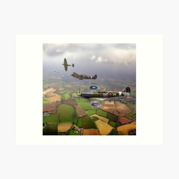 Spitfire sweep Art Print