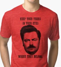 Ron Swanson quote Tri-blend T-Shirt