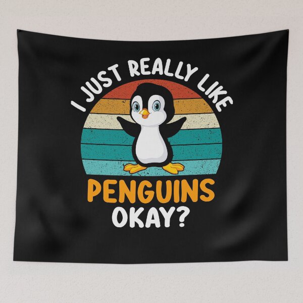 Item preview, I just really like penguins retro design -- Know your penguins! designed and sold by MagicStrawberry.