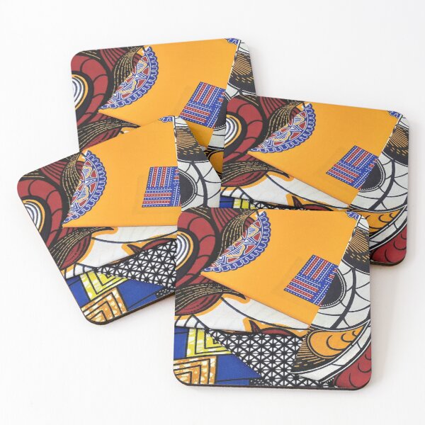 Item preview, African Fabric Collage Art Patterns [#29] designed and sold by AfriStyleUK.