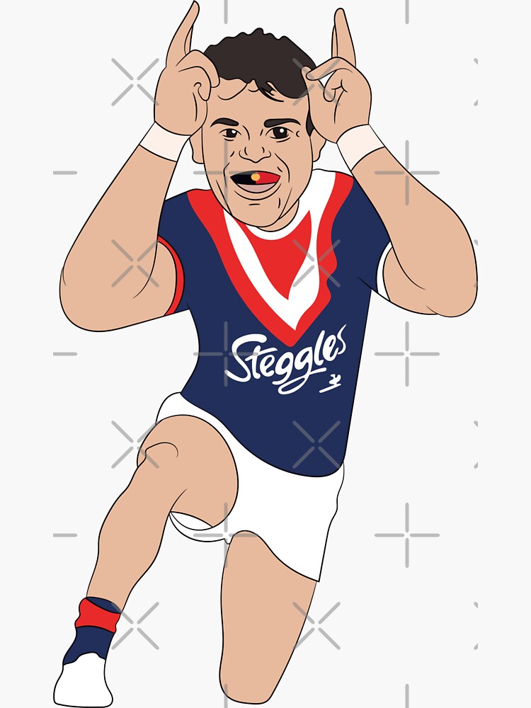 "latrell mitchell" Sticker for Sale by art-master1 | Redbubble
