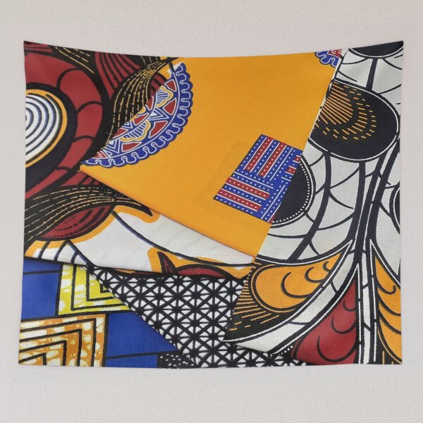 Item preview, African Fabric Collage Art Patterns [#29] designed and sold by AfriStyleUK.