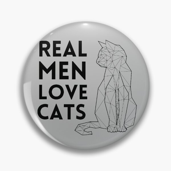 Item preview, Cute real Men love cats designed and sold by Luna-shop16.