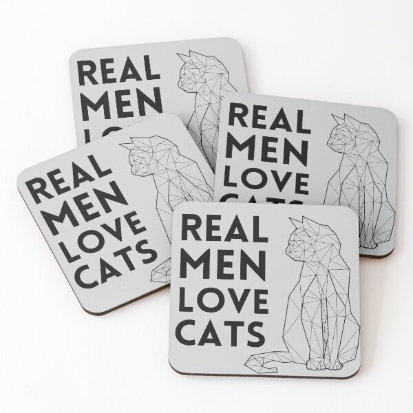 Item preview, Cute real Men love cats designed and sold by Luna-shop16.