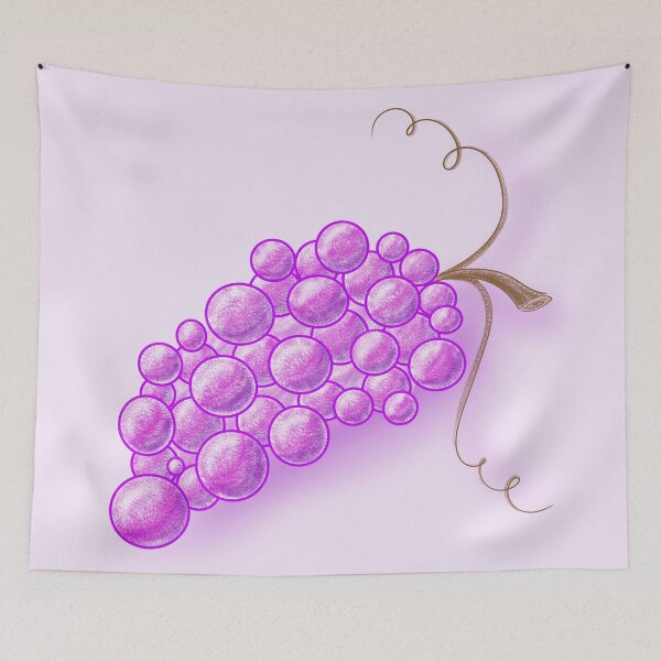 Item preview, Grape Cluster designed and sold by GeekyMamaArt.