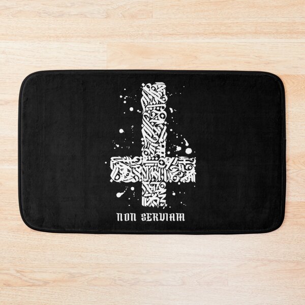 Item preview, Non Serviam Upside down Cross designed and sold by MyFreakyWorld.