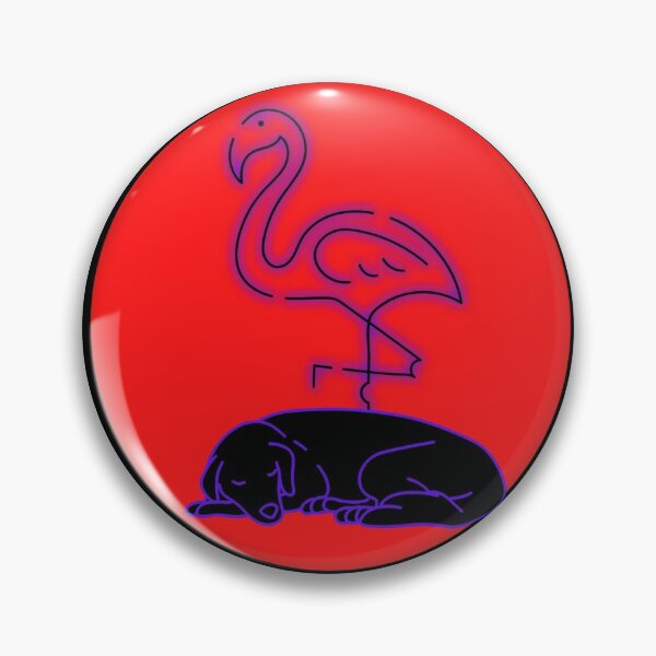Item preview, The Flamingo and The Dog - 2 designed and sold by No Rules Merchandise.