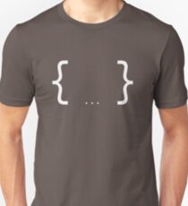 Brackets (No background) Unisex T-Shirt