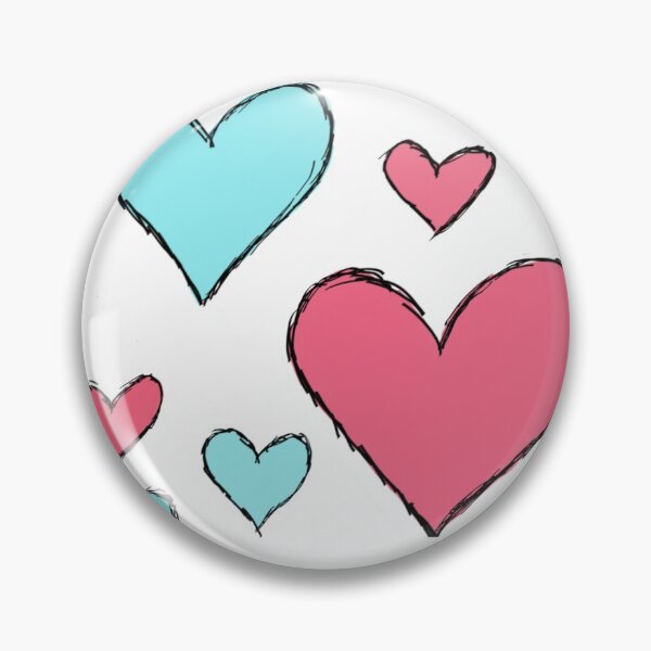 Item preview, colored hearts designed and sold by Thorko.