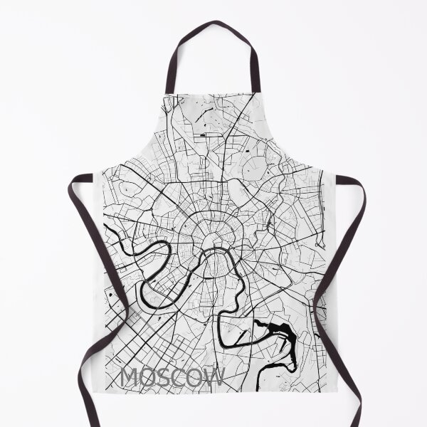Item preview, Moscow - Minimalist Greyscale Map designed and sold by AidanMDesigns.