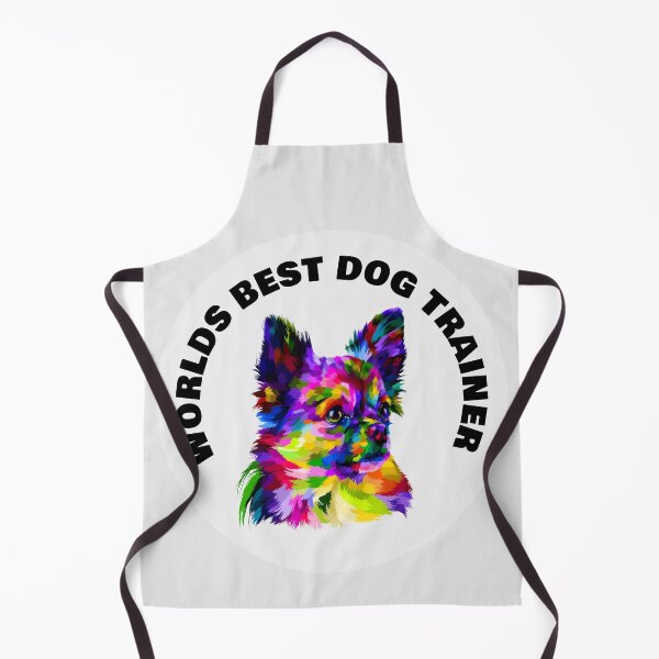 Item preview, Worlds Best Dog Trainer - Chihuahua - Rainbow K9 - Black on White designed and sold by NoMatterLab.