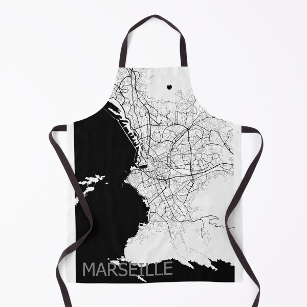 Artikelvorschau, Marseille - Minimalistische Graustufenkarte entworfen und verkauft von AidanMDesigns.