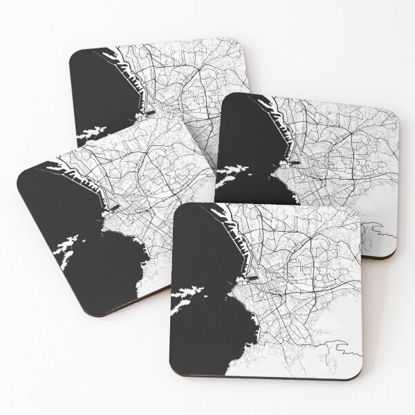 Item preview, Marseille - Minimalist Greyscale Map designed and sold by AidanMDesigns.