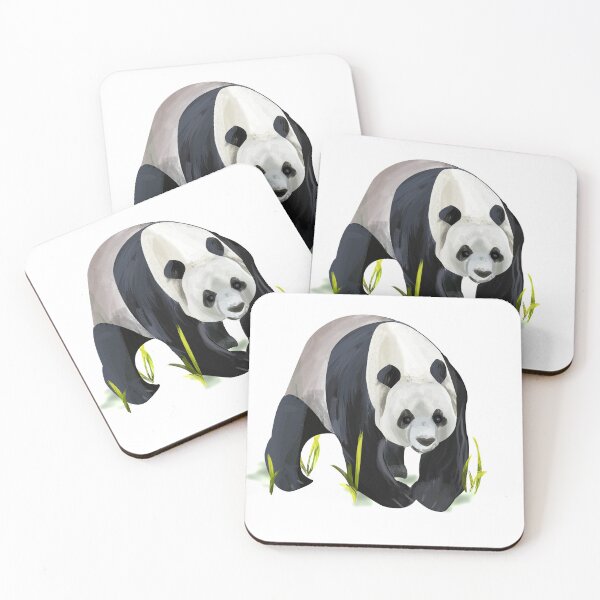 Aperçu de l'œuvre Illustration réaliste d'ours panda aquarelle. Sauvez nos ours panda - Caroline Laursen Original créée et vendue par Caroline Laursen.