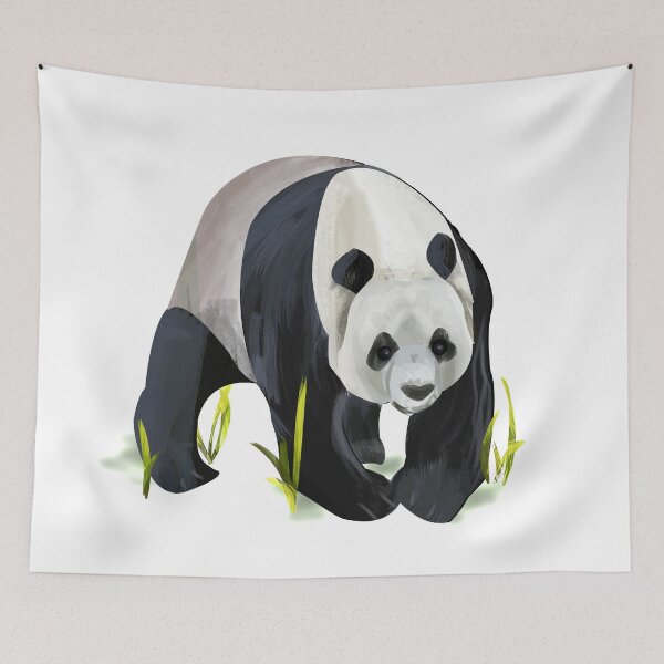 Item preview, Ilustración de oso panda acuarela realista. Salva a nuestros osos panda - Caroline Laursen Original designed and sold by Caroline Laursen.