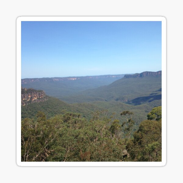 Item preview, Blue Mountains Australia landscape views in nature | Australian gifts designed and sold by Lindsay Marie Patterns.