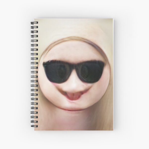 Human Emoji Sunglasses Spiral Notebook