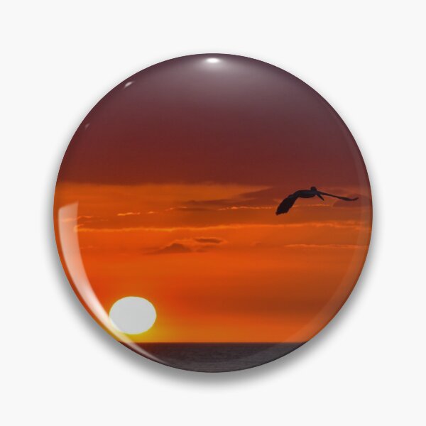 Item preview, Pelican Flying at Sunset designed and sold by Catherine Sherman.