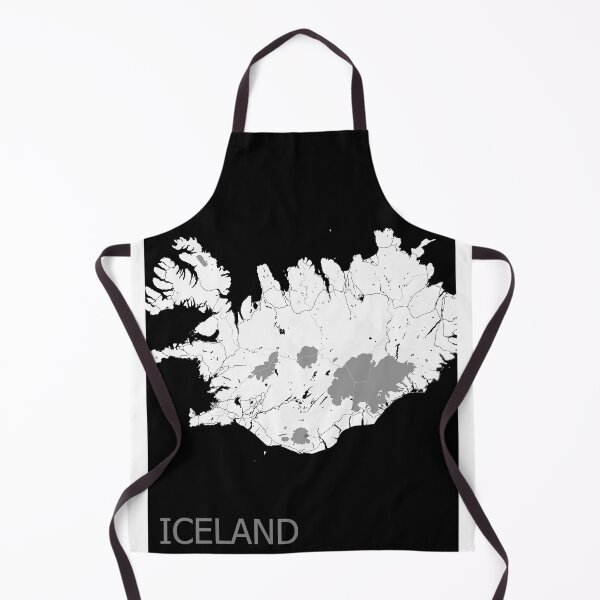 Item preview, Iceland - Minimalist Greyscale Map designed and sold by AidanMDesigns.