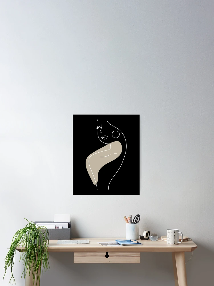 Thumbnail 2 of 3, Poster, Line Human designed and sold by SmartStyle.