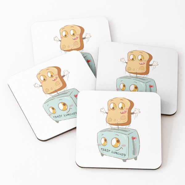 Item preview, Funny Cartoon Toast & Toaster designed and sold by YOYOCollection.