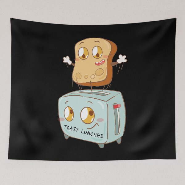 Item preview, Funny Cartoon Toast & Toaster designed and sold by YOYOCollection.