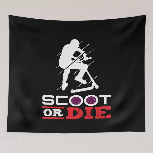 Item preview, Scoot Or Die Electric Scooter Scooter designed and sold by MooonTees.