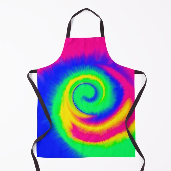 Item preview, Fuzzy Aesthetic Tie Dye Neon Spiral Wave - Bright Colors - Colorful designed and sold by Cosmic-Ferret.