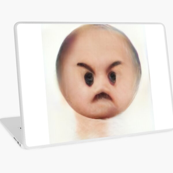 Human Emoji Angry Laptop Skin