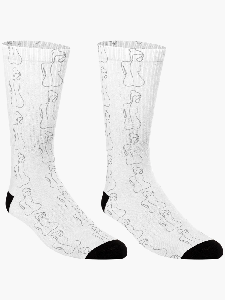 Thumbnail 3 of 5, Socks, Line Human designed and sold by SmartStyle.