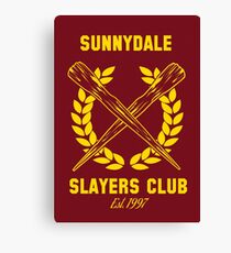 Sunnydale Slayers Club Canvas Print
