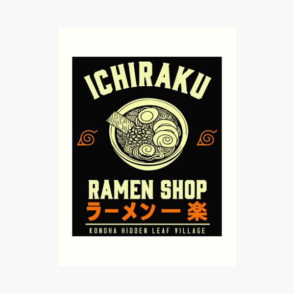 Tienda Ichiraku Ramen Lámina artística