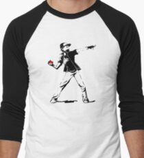Banksy Pokemon Men's Baseball ¾ T-Shirt