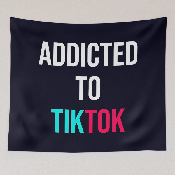 Item preview, Addicted To TikTok designed and sold by CatArtStore.
