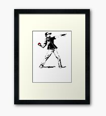 Banksy Pokemon Framed Print