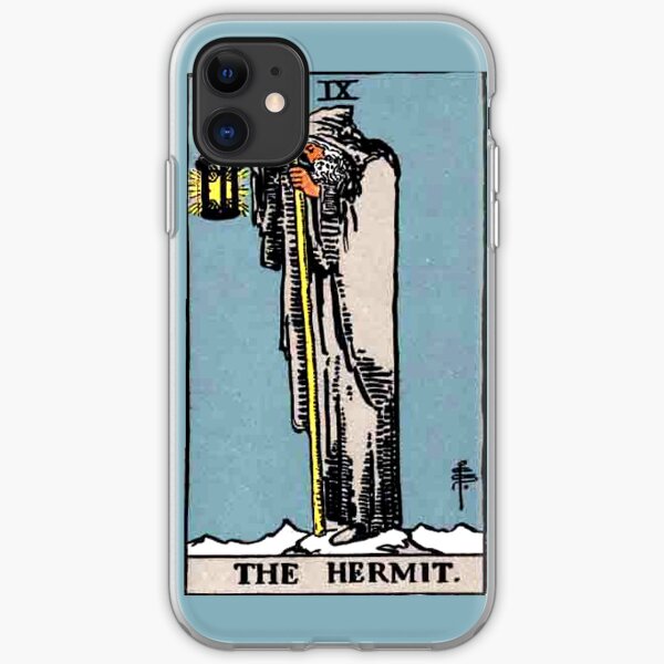 The Hermit Tarot Card iPhone Soft Case