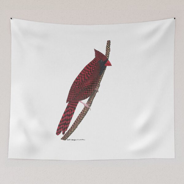 Item preview, Abstract - Checkerboard Pattern Cardinal designed and sold by Douglas Walker.