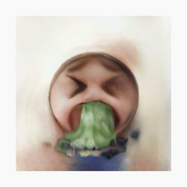 Human Emoji Vomit Sick Photographic Print