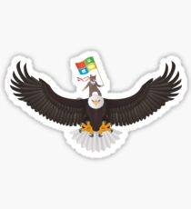 Ninja Cat Eagle Hololens Flag Sticker