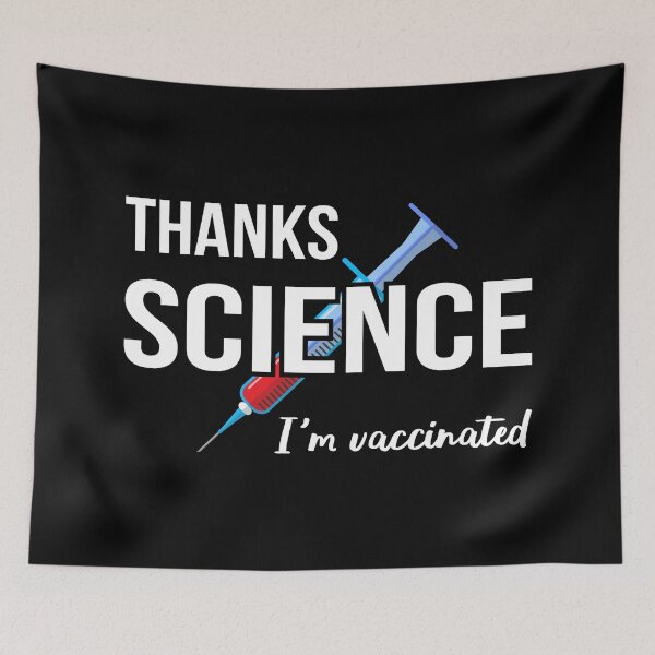 Item preview, Thanks Science I'm Vaccinated V designed and sold by Lemon Pepper.