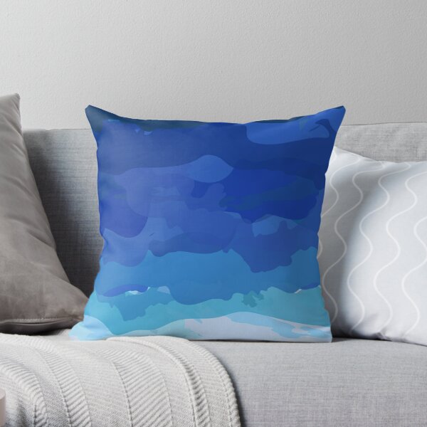 Abstract Water Color Pillows & Cushions for Sale