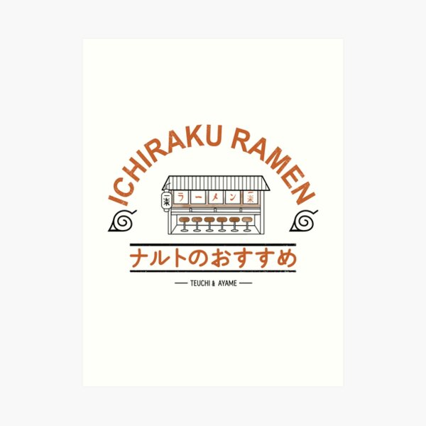 ichikaru ramen shop Art Print