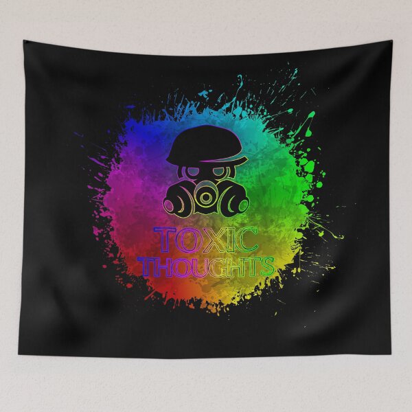 Item preview, Toxic Thoughts - Splatter - Rainbow designed and sold by jc007.