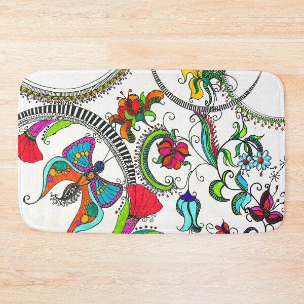 Item preview, Floral zentangle designed and sold by Design-Arte.