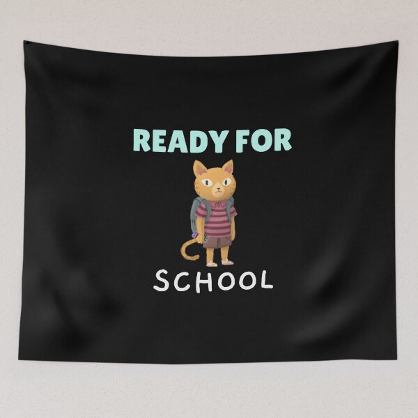 Item preview, Ready For School - pre-schooler cat /children designed and sold by GLwithUs.